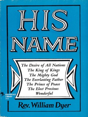 cover image of His Name
